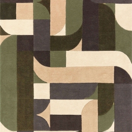 Χαλί Matrix 90 Klotski Sage Asiatic London 160X230cm