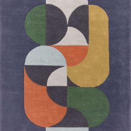 Χαλί Matrix 91 Statement Navy Asiatic London 200X300cm