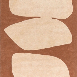 Χαλί Canvas 5 Collage Beige-Rust Asiatic London 120X170cm