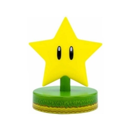 Φωτάκι Νυκτός Παιδικό Super Mario - Super Star PP6361NNV 10cm Yellow-Green Paladone