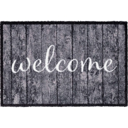 Πατάκι Εισόδου Lima Welcome 001 50x75cm Dark Grey Sdim 50X75