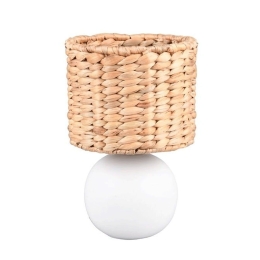 Φωτιστικό Επιτραπέζιο Vina 518900101 18x29cm 1xE27 40W White-Natural Trio Lighting