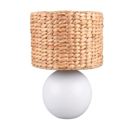 Φωτιστικό Επιτραπέζιο Vina 518990101 28x40cm 1xE27 40W White-Natural Trio Lighting
