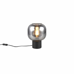 Φωτιστικό Επιτραπέζιο Diva 519800132 20x26cm 1xE27 40W Chrome-Black Trio Lighting
