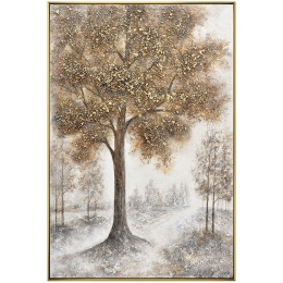 Πίνακας Καμβάς Δέντρο 15-00-23540 100x150cm Multi Marhome Κάθετοι Ξύλο,Καμβάς