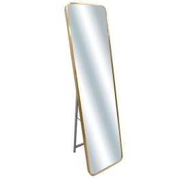 Καθρέπτης Δαπέδου Ορθογώνιος 15-00-23366-1 40x150x4cm Gold Marhome Αλουμίνιο,Γυαλί