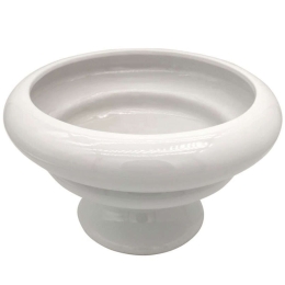Διακοσμητικό Μπωλ 15-00-23739  31,5x19,8cm White Marhome Κεραμικό