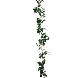 Τεχνητή Γιρλάντα Κισσός 00-00-1572 180cm Green-White Marhome Συνθετικό Υλικό