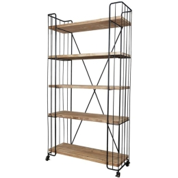 Ραφιέρα Δαπέδου Quimby D43157 102x38,5x196cm Oak