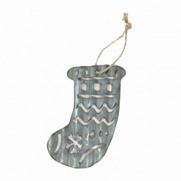 Χριστουγεννιάτικο Στολίδι Oraig 742-2354 13,5x1x13cm Grey Artekko