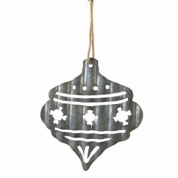 Χριστουγεννιάτικο Στολίδι Jiys 742-2356 13,5x1x13cm Grey Artekko