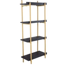 Ραφιέρα Τοίχου 78036-DS 46x25x112cm Black