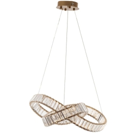 Φωτιστικό Οροφής Iron 023-3367 60x60x30cm Led 9W 3000K Gold Artekko