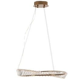 Φωτιστικό Οροφής Iron 023-3370 60x60x20cm Led 4W 3000K Gold Artekko