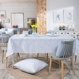 Τραπεζομάντηλο Cayo Blue Teoran 140X220 Βαμβάκι-Πολυέστερ