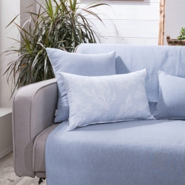 Μαξιλάρι Διακοσμητικό (Με Γέμιση) Cayo Blue Teoran 30X50 Βαμβάκι-Πολυέστερ