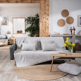 Ριχτάρι Milazzo 03 Elephant Teoran Πολυθρόνα 180x150cm Βαμβάκι-Πολυέστερ