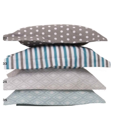 Βρεφικό Σεντόνι Baby Mix & Match 35 Ciel Anna Riska Κούνιας 120x65cm Χωρίς Λάστιχο 100% Βαμβάκι