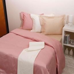 Κουβερλί Luxury Unicolour 8 Blush Pink Anna Riska Υπέρδιπλo 220x240cm 100% Βαμβακοσατέν