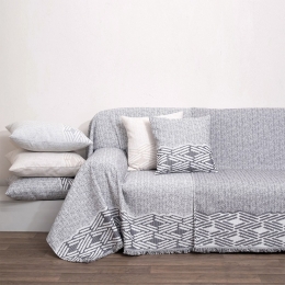 Ριχτάρι 1568 Anthasit Anna Riska Four-Seater 180x320cm 100% Βαμβάκι