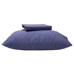 Σεντόνια Fashion 3 (Σετ 3τμχ) Night Blue Anna Riska Ημίδιπλο 170x275cm 100% Βαμβακοσατέν