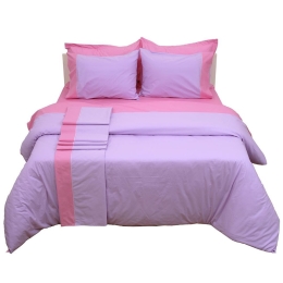 Κουβερλί Δύο Όψεων Supreme Collection Lilac-Fucshia Viopros Υπέρδιπλo 220x240cm 100% Βαμβάκι