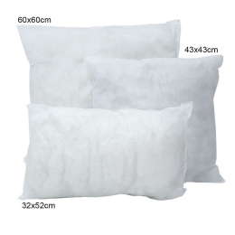 Μαξιλάρι  Γεμίσματος White Viopros 43X43 43x43cm Βαμβάκι-Πολυέστερ