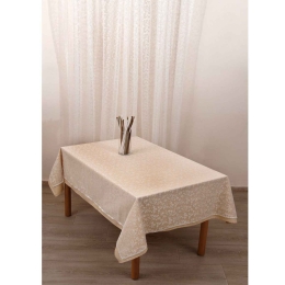 Τραπεζομάντηλα 5575  (Σετ 2τμχ) Μπέζ Viopros 140Χ180 140x180cm Πολυέστερ