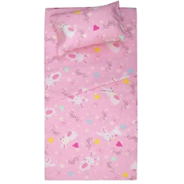 Κουβερλί Βρεφικό Σχ. Τζέιμι Pink Viopros 120x160cm 100% Βαμβάκι