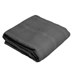 Κουβέρτα Βρεφική Αλέξα Πικέ Anthracite Viopros Αγκαλιάς 80x110cm 100% Βαμβάκι