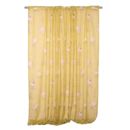 Κουρτίνα Παιδική Κουρσάροι Με Τρέσα Light Green Viopros 140X270cm 140x270cm Πολυέστερ