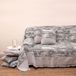 Ριχτάρι 3022 Grey Viopros Πολυθρόνα 180x180cm 100% Βαμβάκι