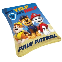 Κουβέρτα Βρεφική Fleece Paw Patrol 12 Multi Viopros Κούνιας 100x150cm Πολυέστερ
