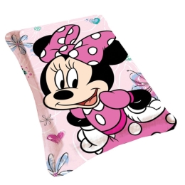 Κουβέρτα Βρεφική Fleece Minnie 12 Multi Viopros Κούνιας 100x150cm Πολυέστερ