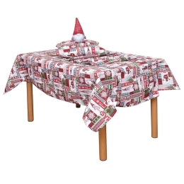 Runner Χριστουγεννιάτικα 4454 (Σετ 2τμχ) Multi Viopros 40X150