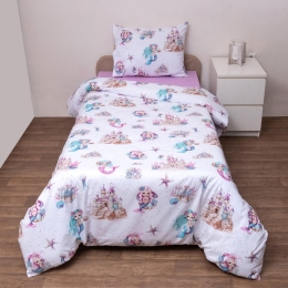 Κουβερλί Βρεφικό Ηρώ White-Pink Viopros Κούνιας 120x160cm 100% Βαμβάκι