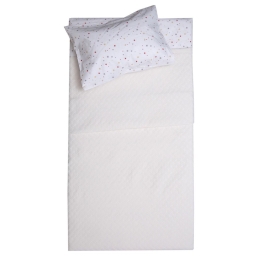 Κουβέρτα Βρεφική Δήλος Ecru Viopros Αγκαλιάς 80x115cm Βαμβάκι-Πολυέστερ