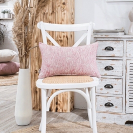Μαξιλάρι Διακοσμητικό (Με Γέμιση) Anzio 06 Pink Teoran 30X50 Βαμβάκι-Πολυέστερ