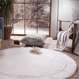 Χαλί Floor 02 Ecru Teoran 120X120cm Round