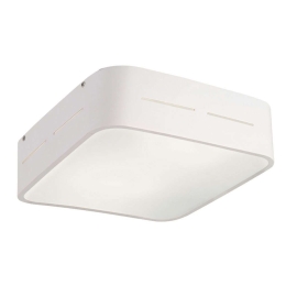 Φωτιστικό Οροφής - Πλαφονιέρα 280X280 Terry 4104200 White Viokef Αλουμίνιο,Γυαλί
