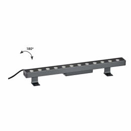 Προβολέας Γραμμικός Wall Washer Marvel 4187400 LED 7W 357Lm 300x6,3cm Dark Grey Viokef