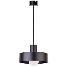 Φωτιστικό Οροφής Norton 4184901 Φ250 E27 Black Viokef Μέταλλο