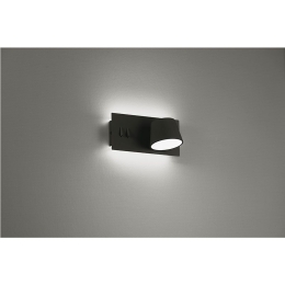 Φωτιστικό Τοίχου-Απλίκα Sam 4243400 Black Viokef Μέταλλο