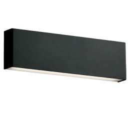 Φωτιστικό Τοίχου - Απλίκα Hugo 4243601 Led Black Viokef Μέταλλο