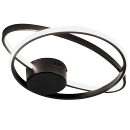 Φωτιστικό Οροφής - Πλαφονιέρα Nola 4256400 Led Black Viokef Μέταλλο