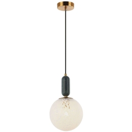 Φωτιστικό Οροφής Polly 4264100 20x150cm 1xE27 40W Multi Viokef Γυαλί,Μάρμαρο,Ατσάλι