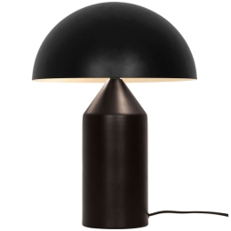 Φωτιστικό Επιτραπέζιο Nilson 4278900 Φ25x35cm 2xE14 40W Black Viokef