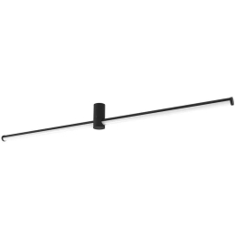 Φωτιστικό Οροφής - Πλαφονιέρα Longo 4279300 120,5x11,6cm Led 1568,9lm 24W 3000K Black Viokef