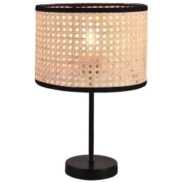 Φωτιστικό Επιτραπέζιο Gheisa 4285600 Φ25x40cm 1xE27 40W Natural-Black Viokef