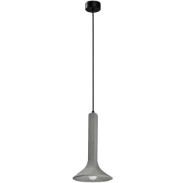 Φωτιστικό Οροφής Funnel 4290300 Φ22x36cm 1xE14 25W Grey Viokef